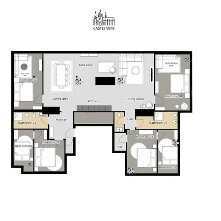 6br Castle V!ews A/c Luxury Dolce Prague
